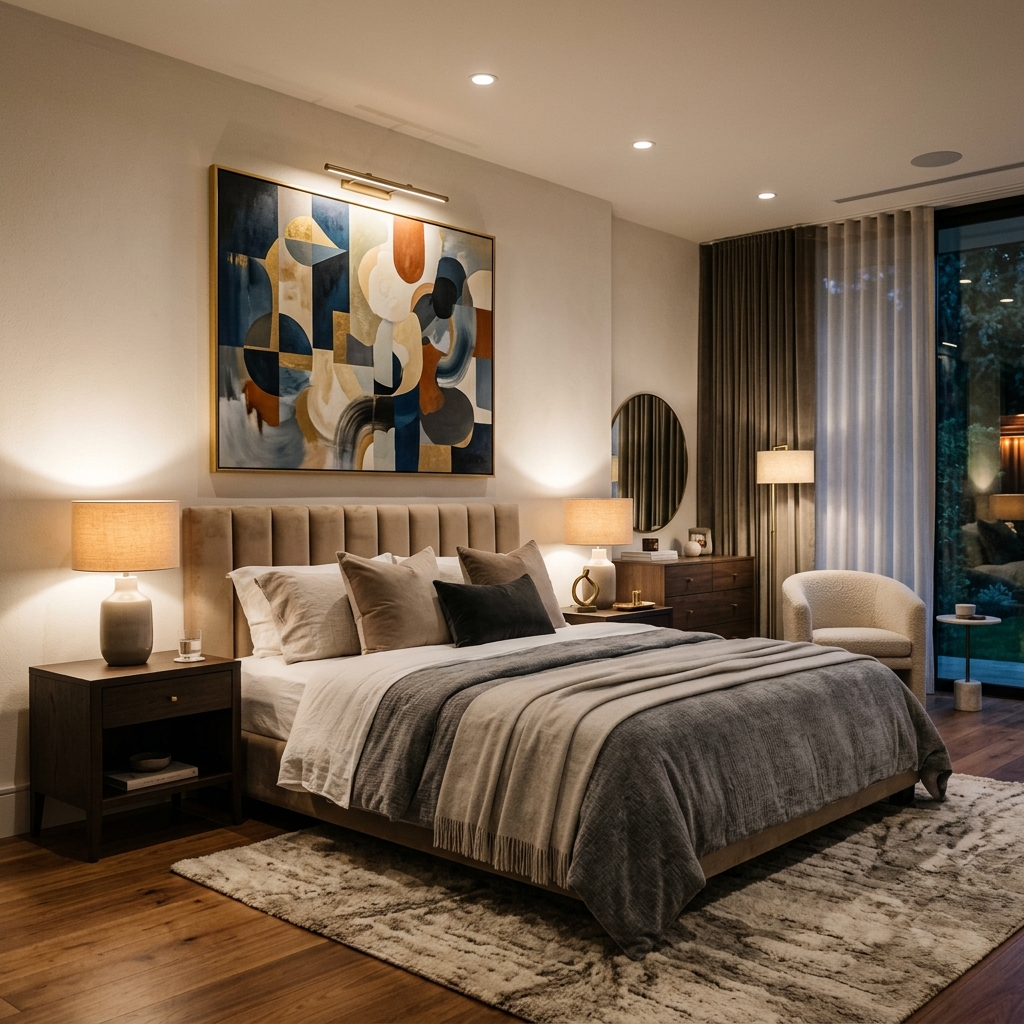 Luxurious master bedroom
